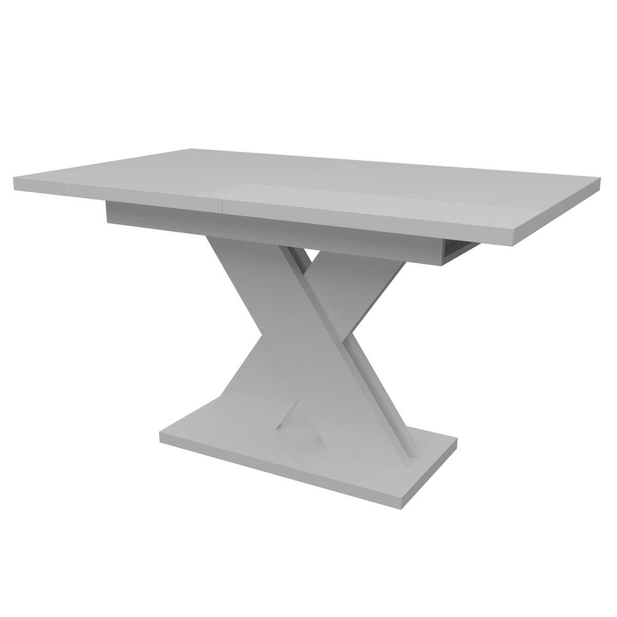 Обідній розсувний стіл Неман ЛАМАР МДФ Білий глянець 190770 Altek mebli
